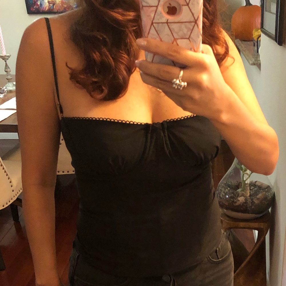 Danielle Bernstein Black bustier Sz. 10